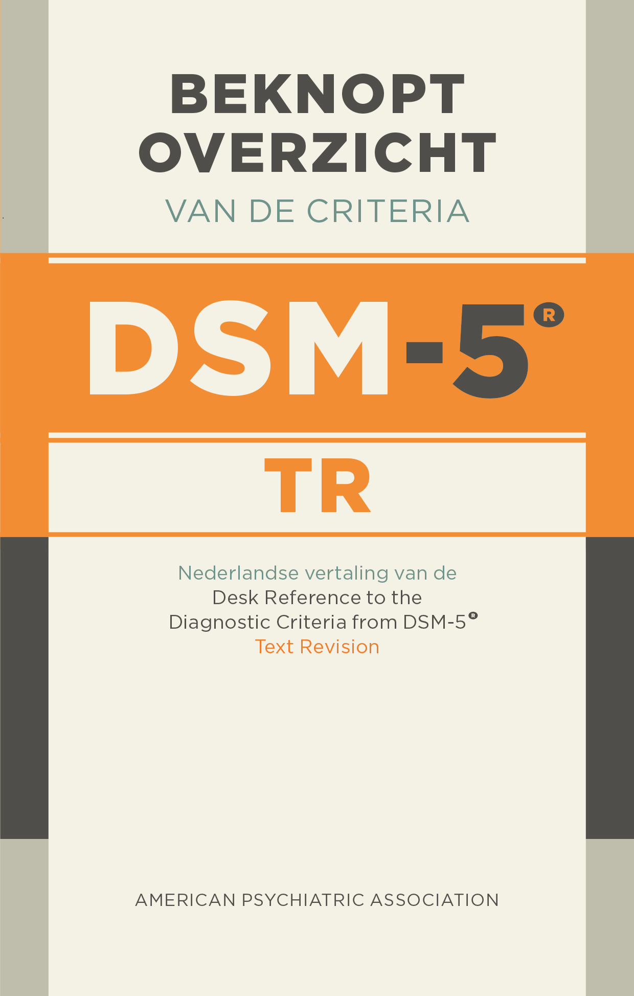 Beknopt overzicht van de criteria van de DSM-5-TR (ringband)