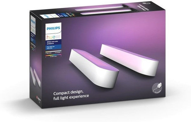 Philips Hue Play Lichtbalk White & Color Wit Duo Pack