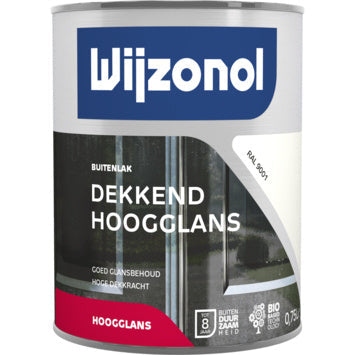 Wijzonol lak dekkend RAL 9001 crème wit hoogglans 750 ml