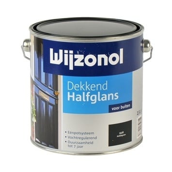 Wijzonol lak halfglans antiekgroen dekkend 2,5 l