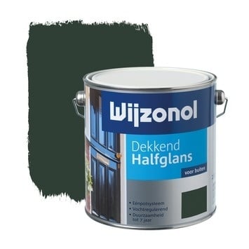 Wijzonol lak dekkend woudgroen halfglans 2,5 liter