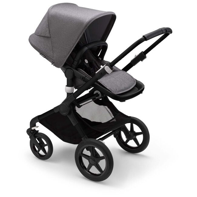 Bugaboo Fox3 Kinderwagen compleet - Black/Grey Melange