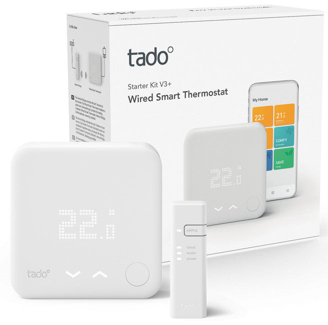 Tado Slimme Thermostaat V3+ bedraad startpakket