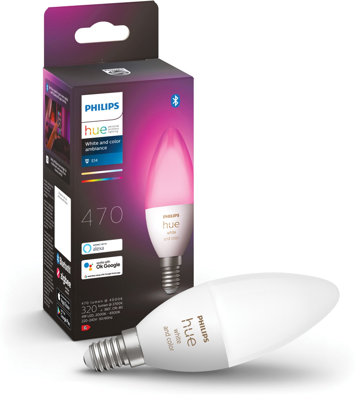 Philips Hue White and Color E14 Losse lamp