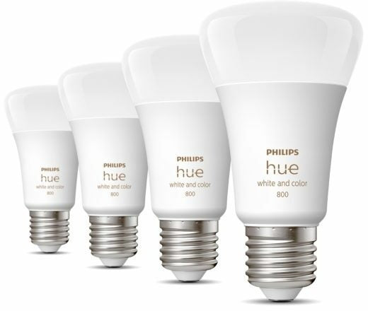 Philips Hue White en Color Ambiance E27 800 lumen Bluetooth (4-pack)