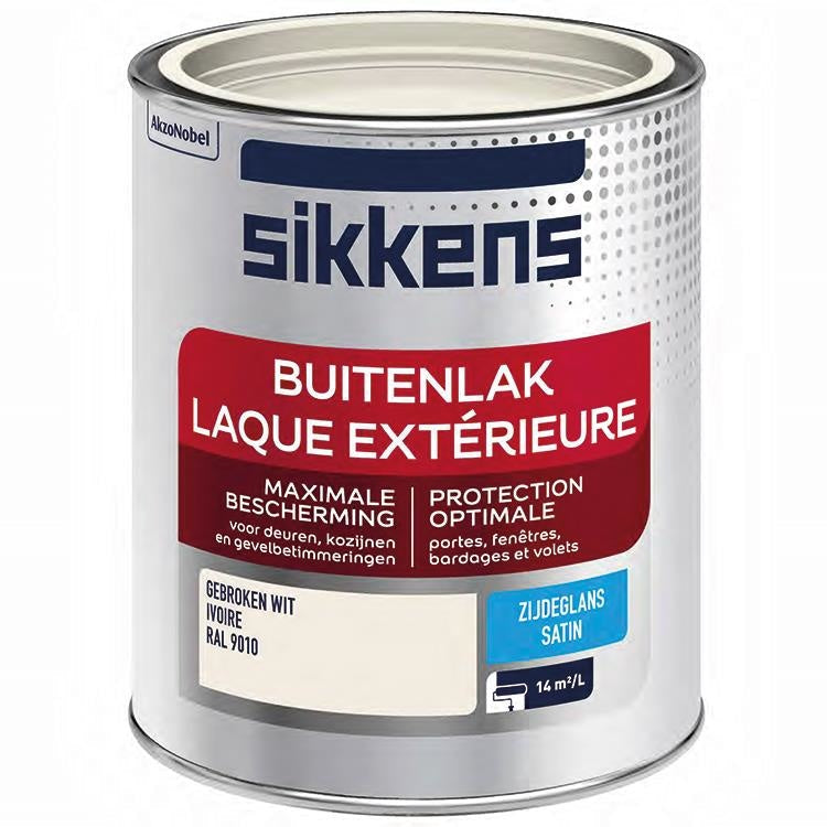 Sikkens buitenlak RAL 9010 zijdeglans 750 ml