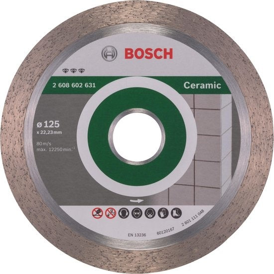 Bosch Diamantdoorslijpschijf Best for Ceramic 125 x 22,23 x 1,8 x 10 mm