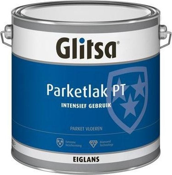 Glitsa Intensief Gebruik parketlak kleurloos eiglans 2,5 liter