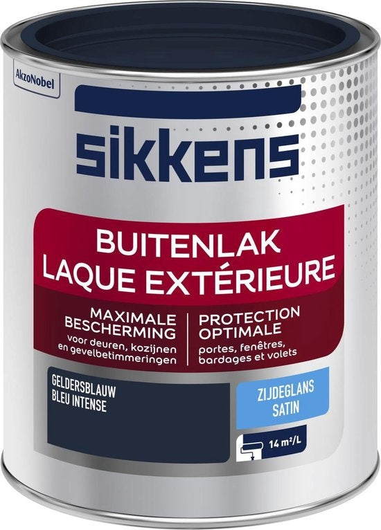 Sikkens buitenlak geldersblauw zijdeglans 750 ml