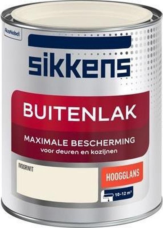 Sikkens buitenlak ivoorwit hoogglans 750 ml