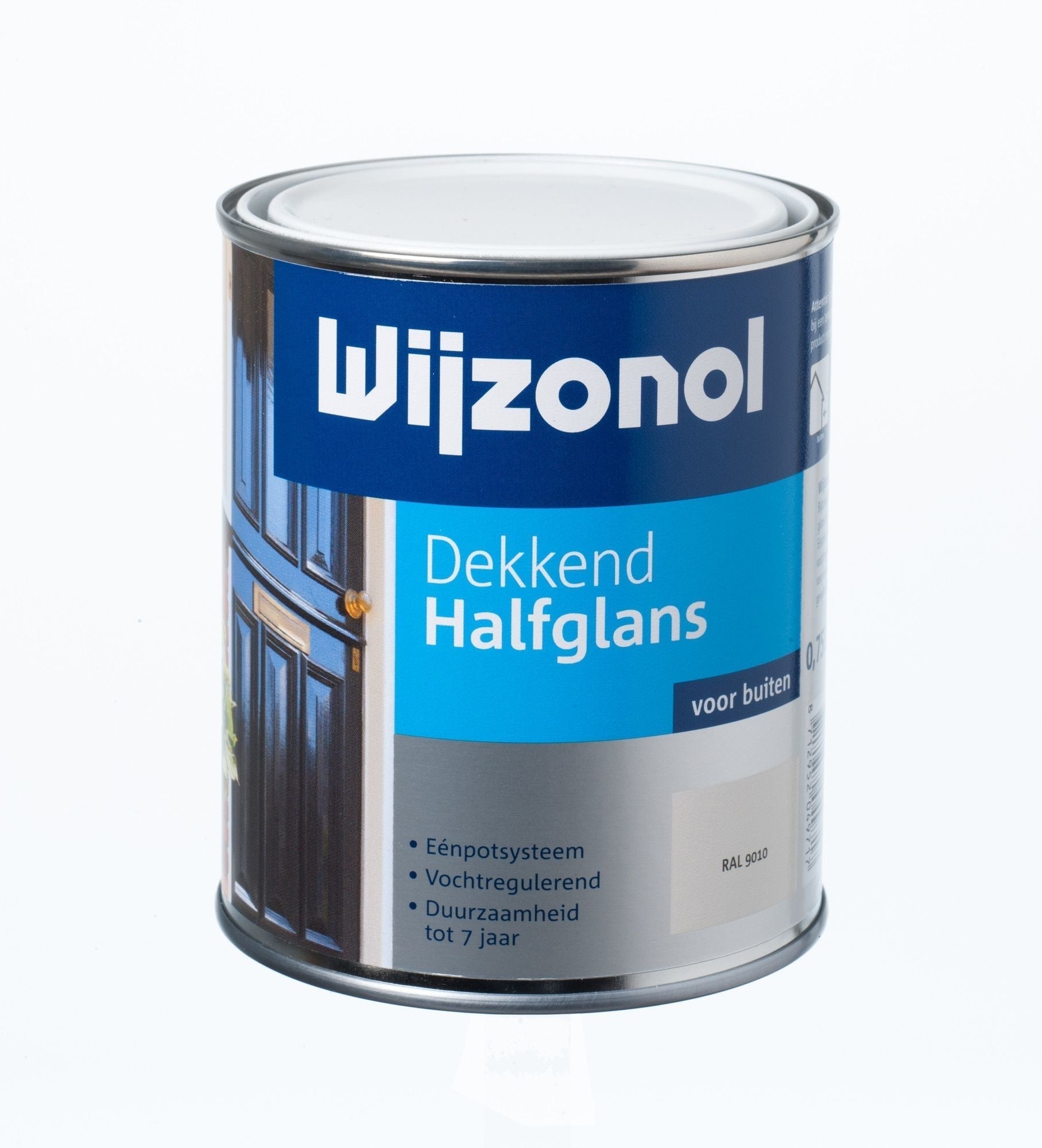 Wijzonol lak dekkend RAL 9010 gebroken wit halfglans 750 ml