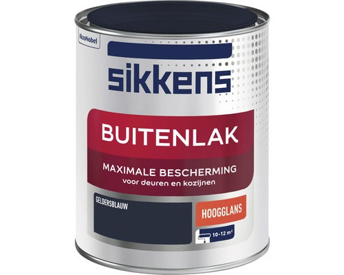 Sikkens buitenlak geldersblauw hoogglans 750 ml