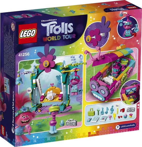 LEGO Trolls Regenboogrupsbus - 41256