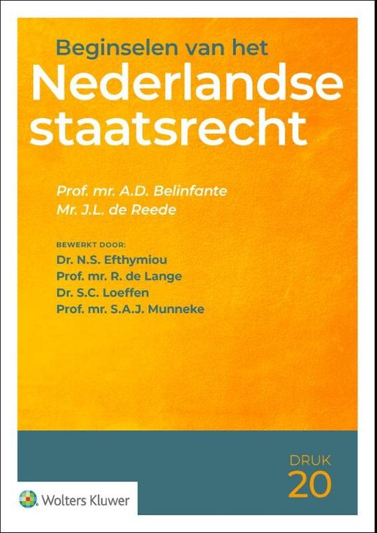 Beginselen van het Nederlandse staatsrecht