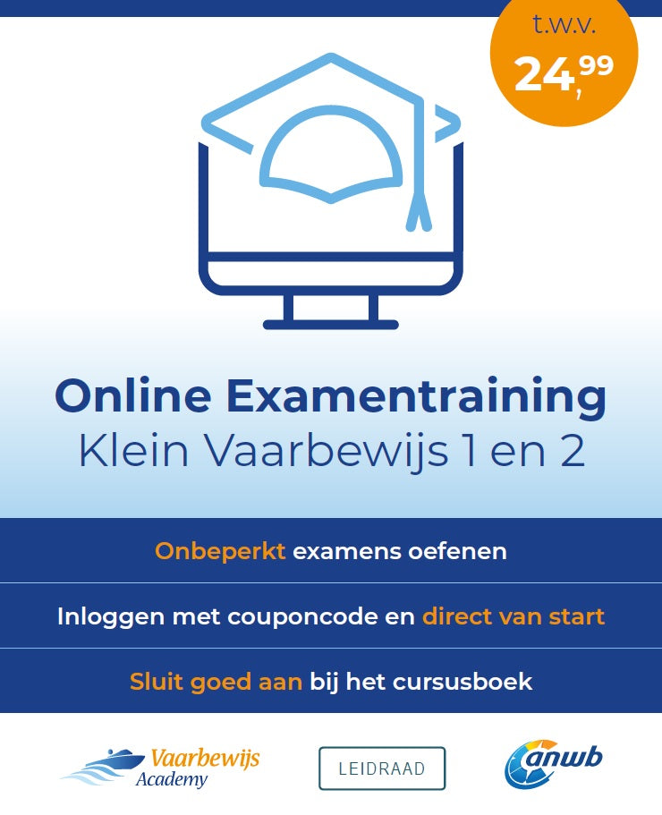 ANWB Online Examentraining Klein Vaarbewijs 1 en 2