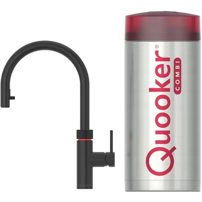 Quooker Flex met COMBI+ boiler 3-in-1-kraan Zwart