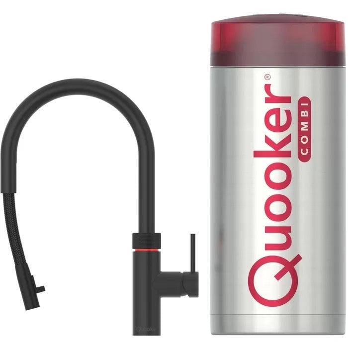 Quooker Flex met COMBI+ boiler 3-in-1-kraan Zwart