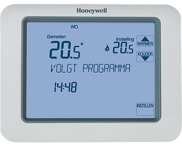 Honeywell Chronothrm Touch aan/uit