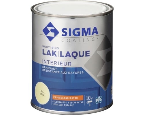 Sigma lak interieur 1013 parelwit zijdeglans 750 ml