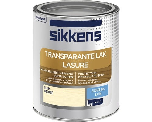 Sikkens buitenlak blank transparant zijdeglans 750 ml