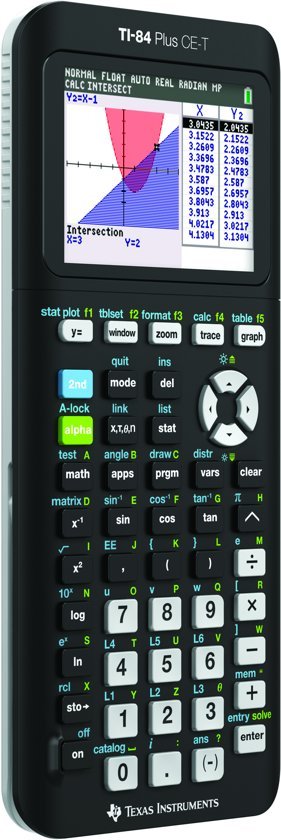 TI-84 Plus CE-T zwart Tweedehands