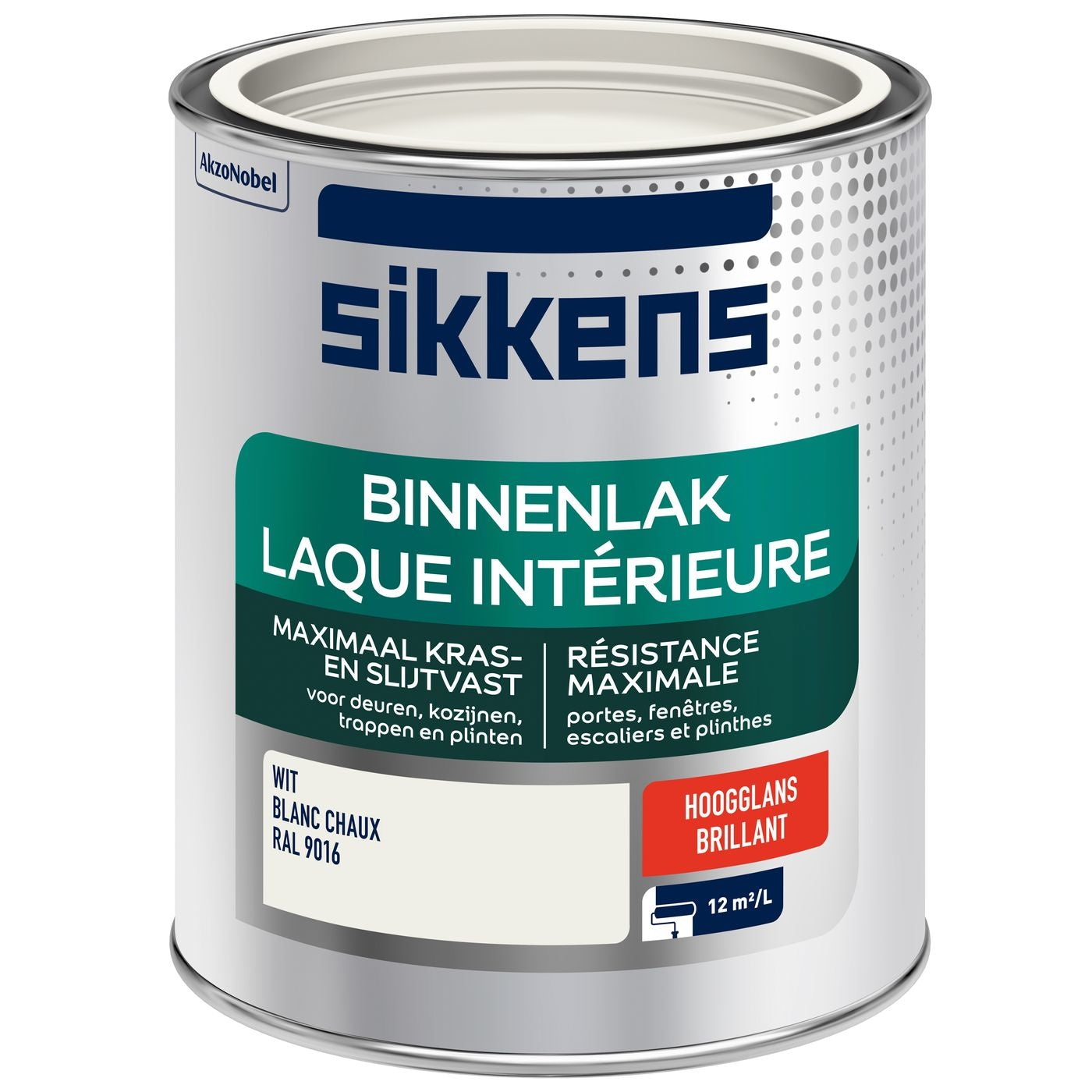 Sikkens binnenlak RAL 9016 hoogglans 750 ml