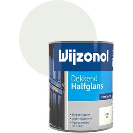 Wijzonol lak dekkend wit halfglans 9104 750 ml