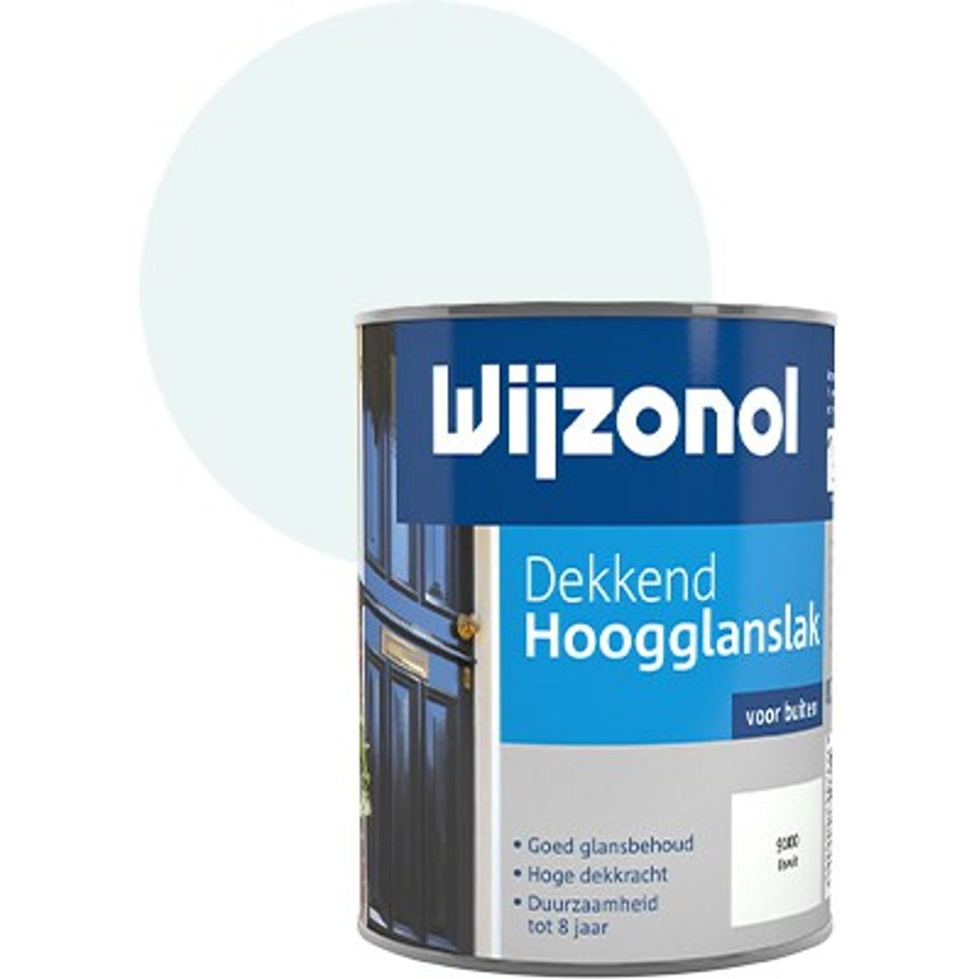 Wijzonol lak dekkend ijswit hoogglans 9100 750 ml