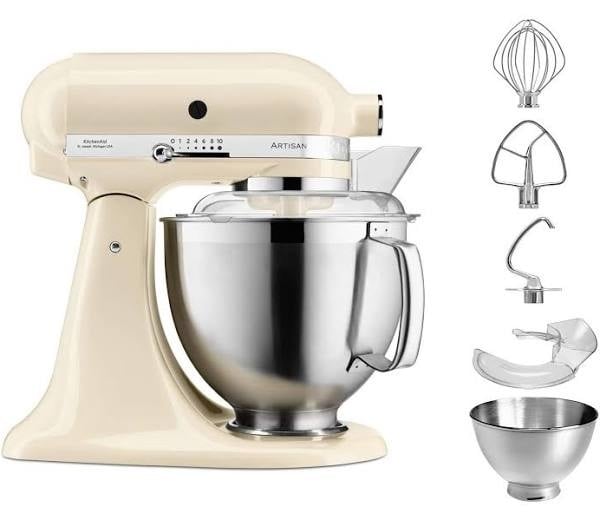 KitchenAid Artisan keukenmachine 4,8 liter 5KSM185PSEAC Almond Creme