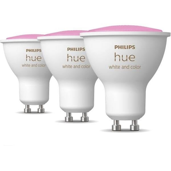 Philips Hue White and Color GU10 3-pack