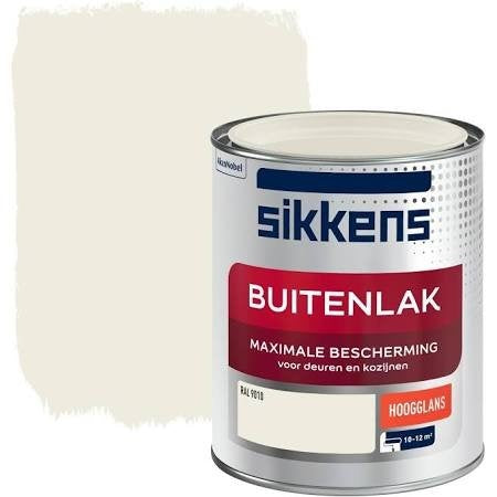 Sikkens buitenlak hoogglans RAL 9010 750 ML